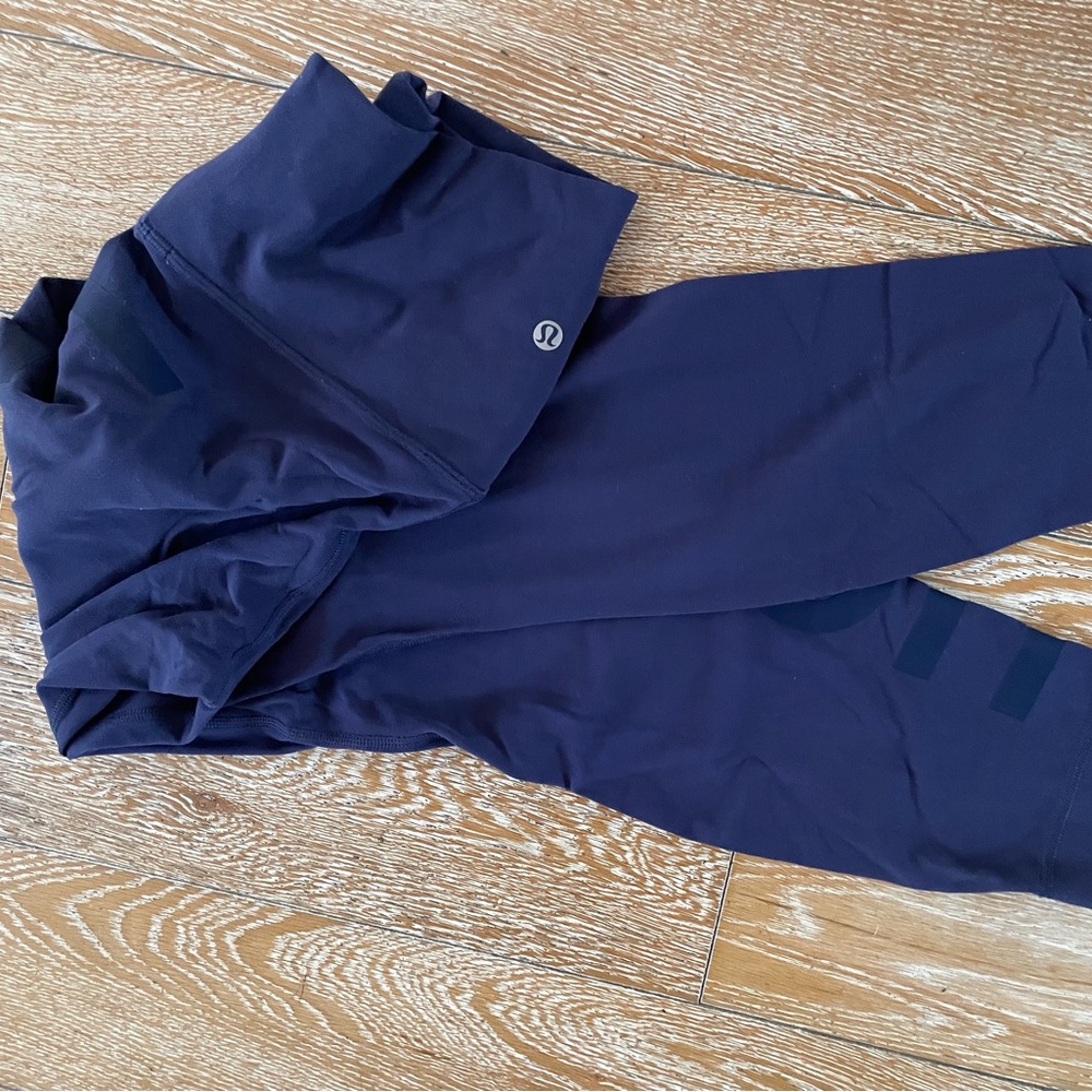 Lululemon Navy Blue Leggings size 10